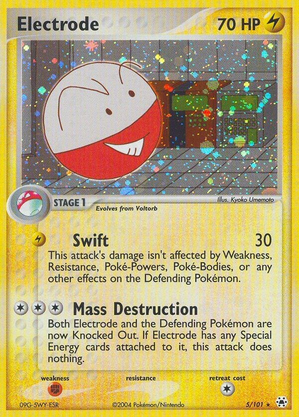 Electrode - Pokémon Elétrico Raro - 26/132 - Secret Wonders!