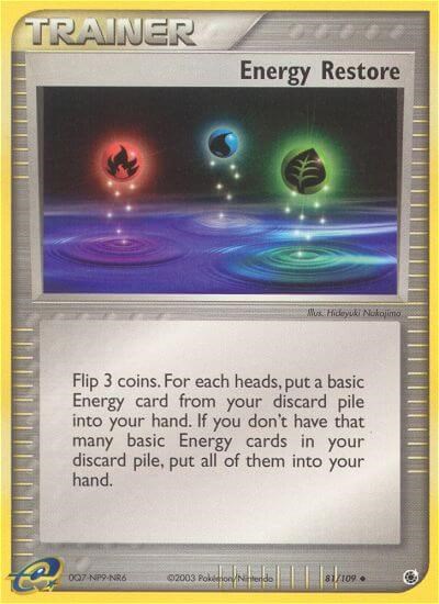 Energy Restore card artwork