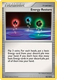 Energy Restore card artwork
