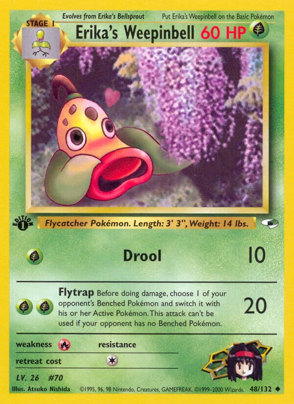 Erika's Weepinbell card artwork