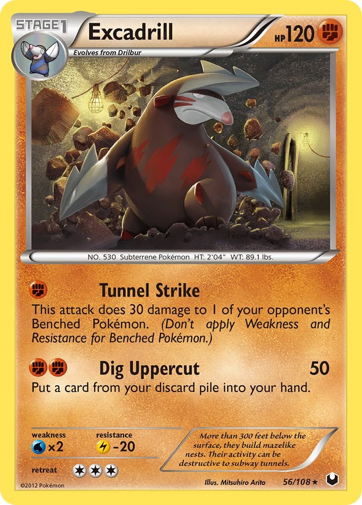 Excadrill card artwork