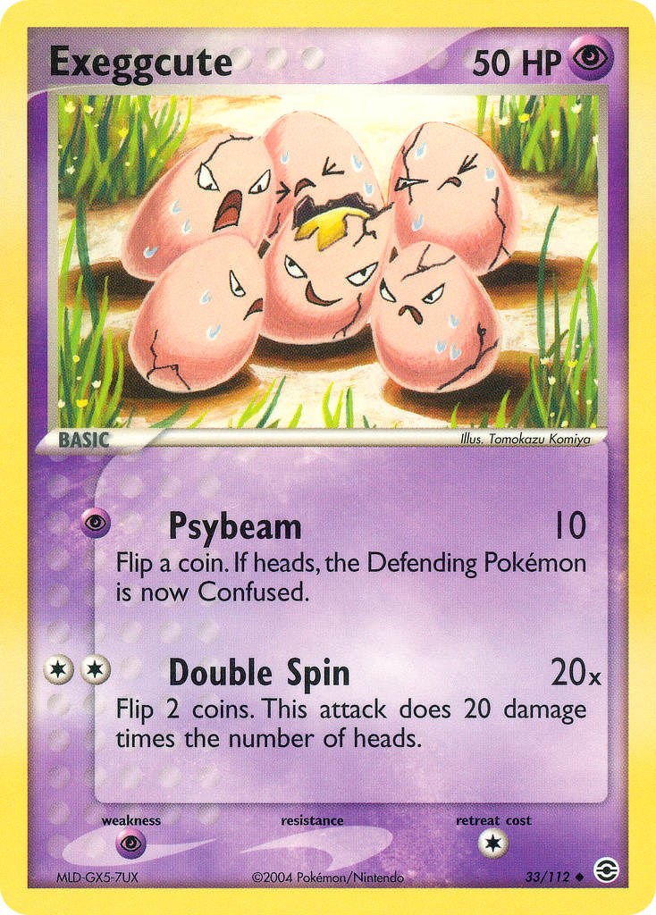Exeggcute card artwork