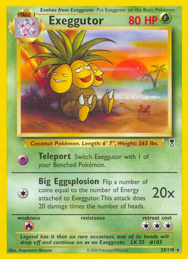 Exeggutor card artwork