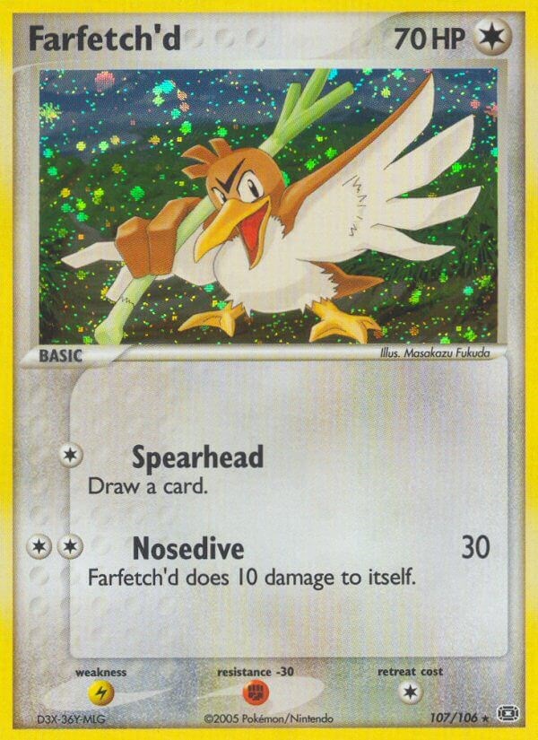 Carta Pokémon Farfetch 'd original - Vinted