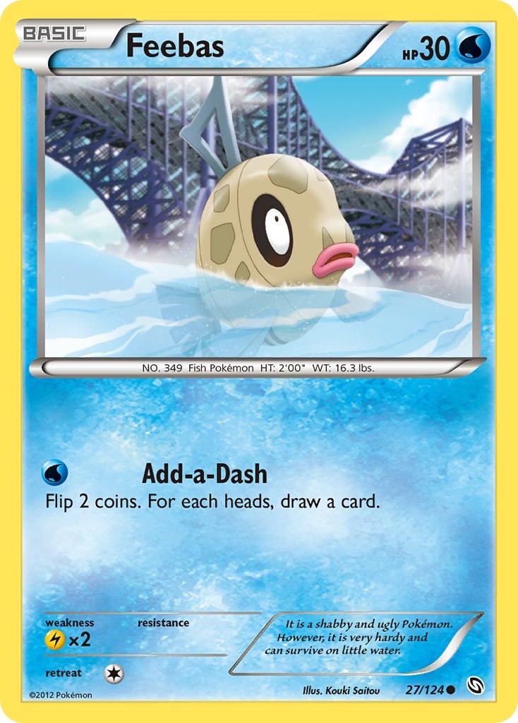Feebas card artwork