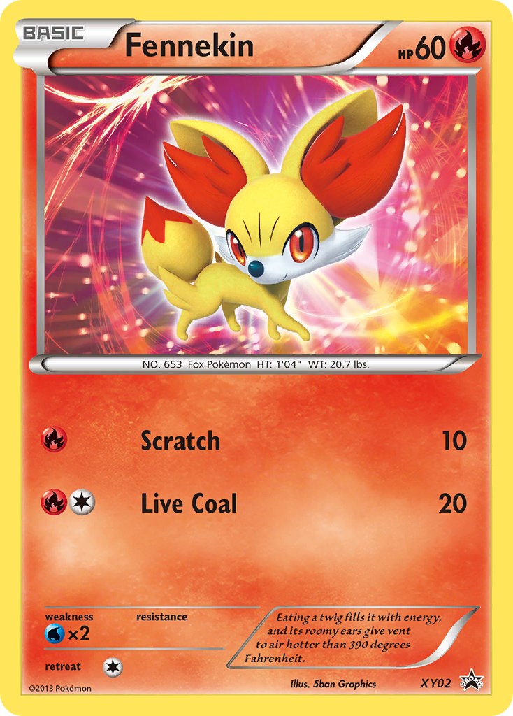 Fennekin card artwork