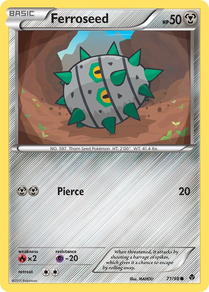Ferroseed card artwork