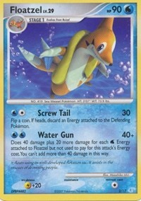 Floatzel card artwork