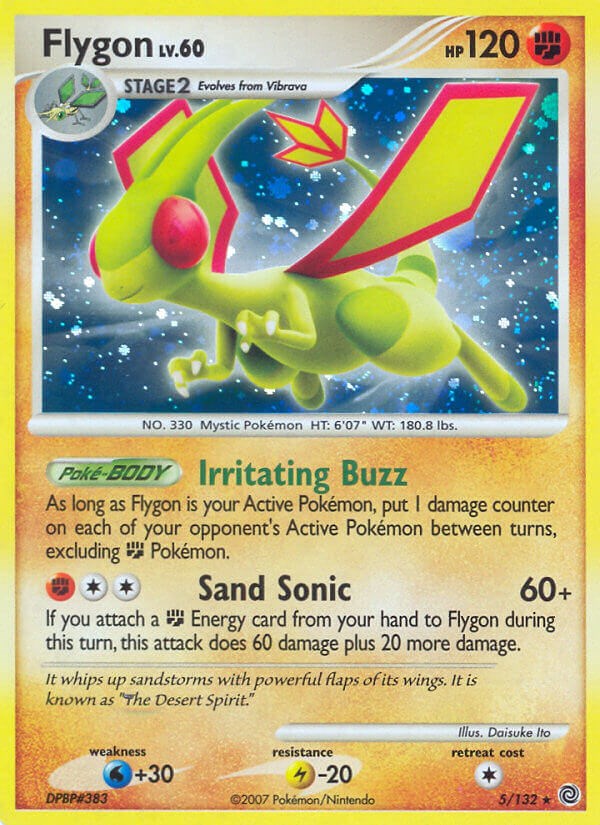 Flygon card artwork