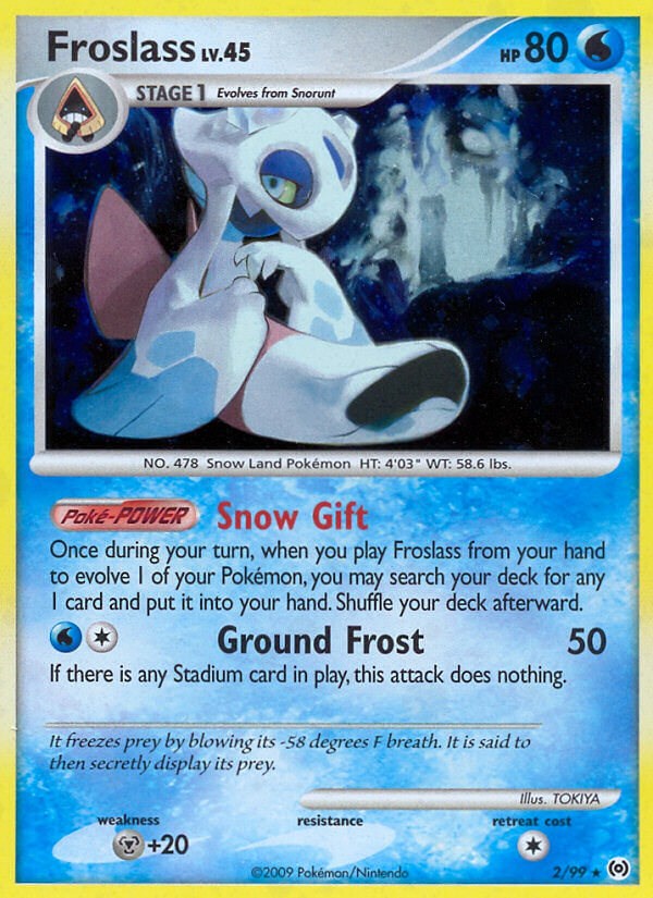 Froslass card artwork