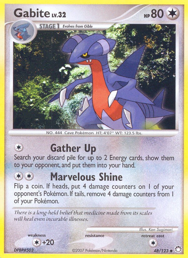 Gabite card artwork