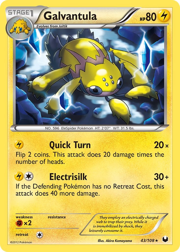 Galvantula card artwork