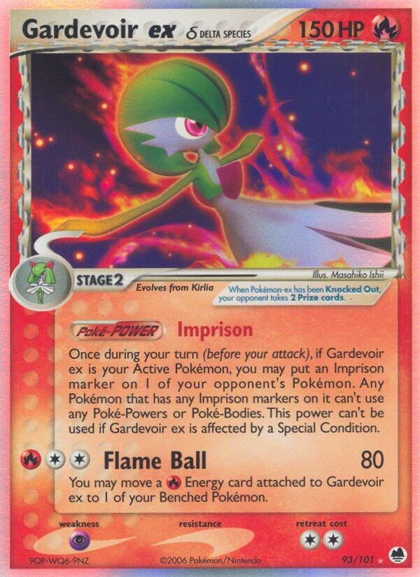 023 Carta Pokemon Gardevoir EX Ingles