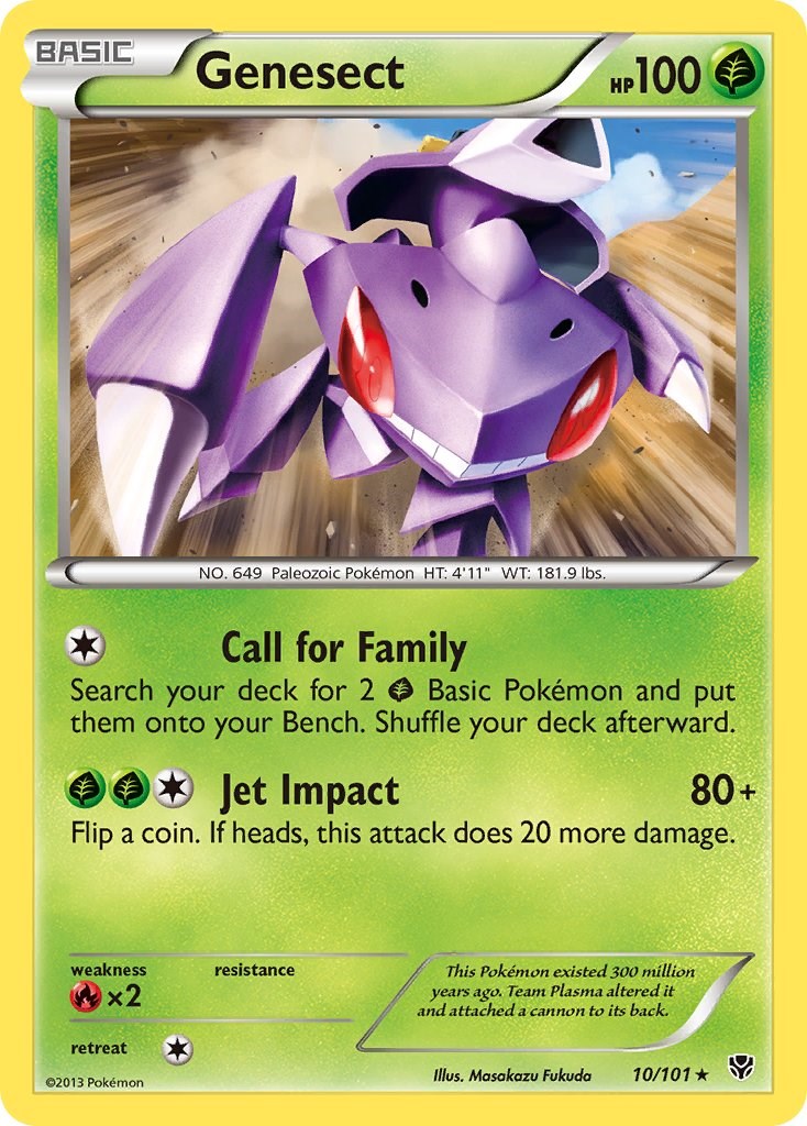 Genesect EX - Plasma Blast #11 Pokemon Card