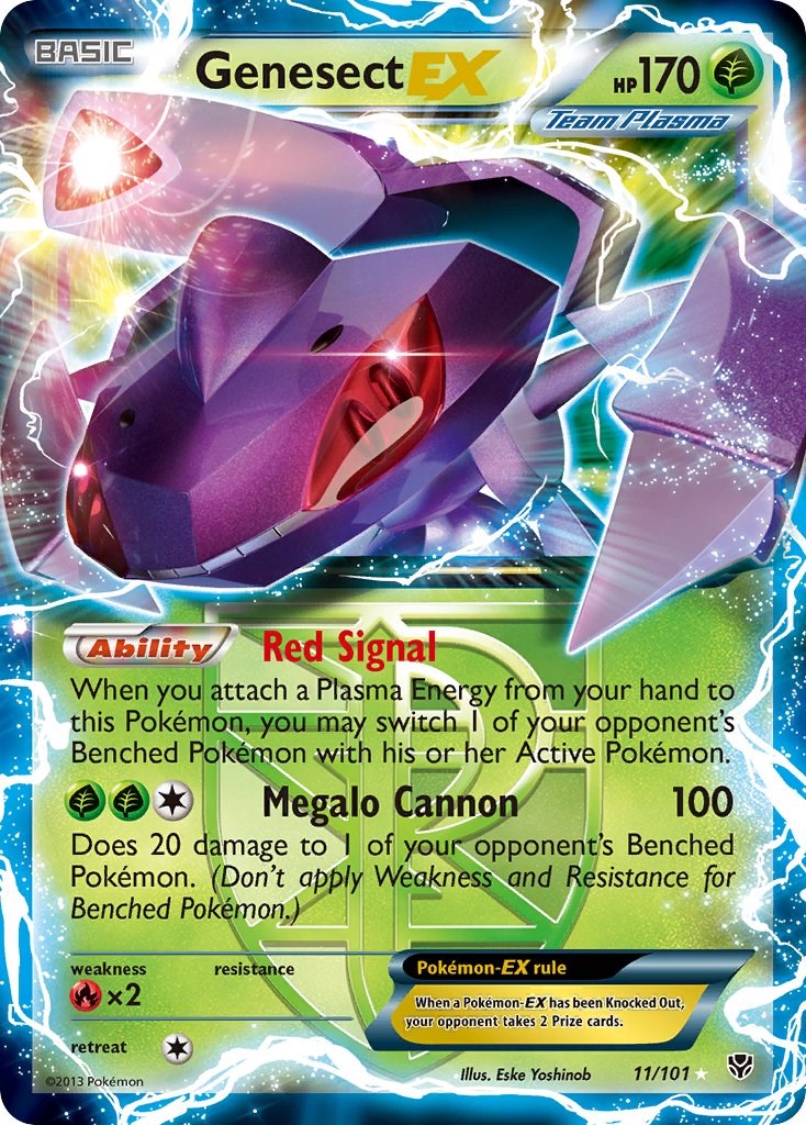 Verified Genesect-EX - Plasma Blast by Pokemon Cards