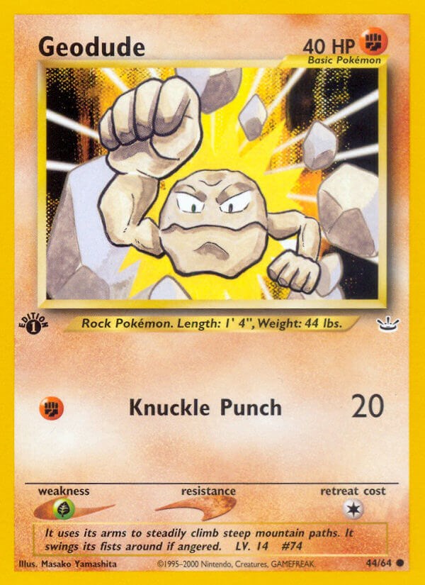 Geodude card artwork