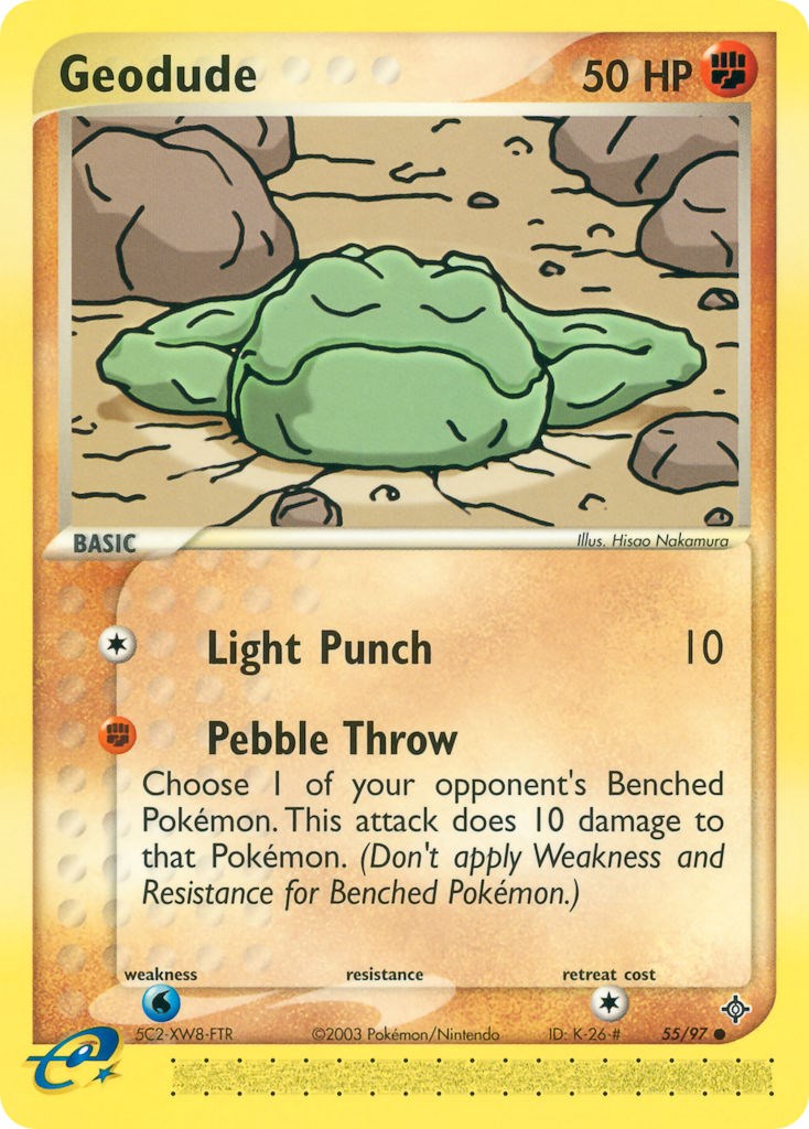 Geodude card artwork