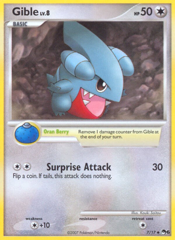 Gible card artwork