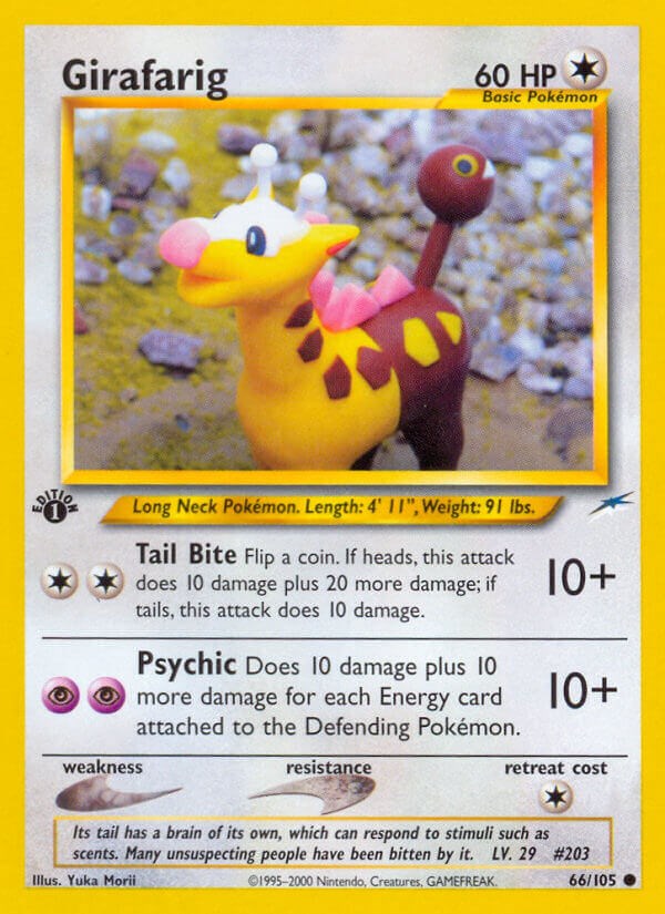 Girafarig Gold, Silver, to a New World, Pokémon