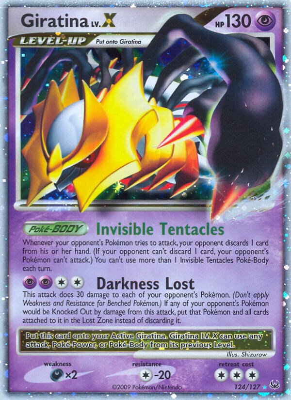 Auction Prices Realized Tcg Cards 2009 Pokemon Diamond & Pearl Black Star  Promo Giratina LV.X-Holo