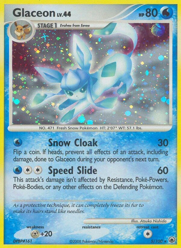 Glaceon card artwork