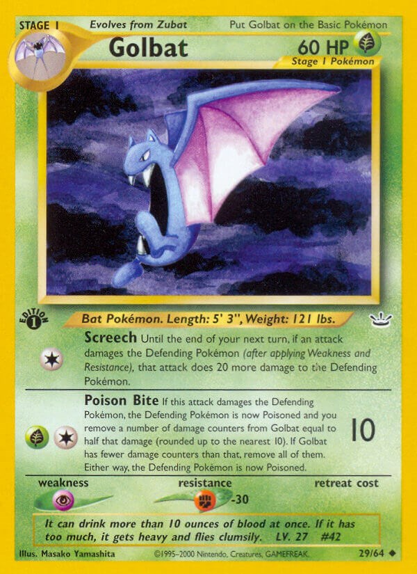 Golbat card artwork