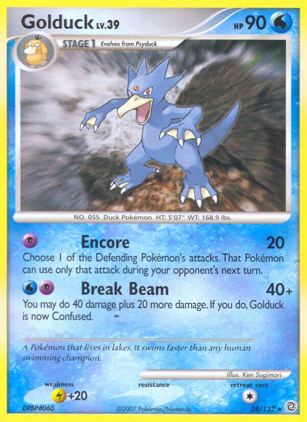 Golduck card artwork