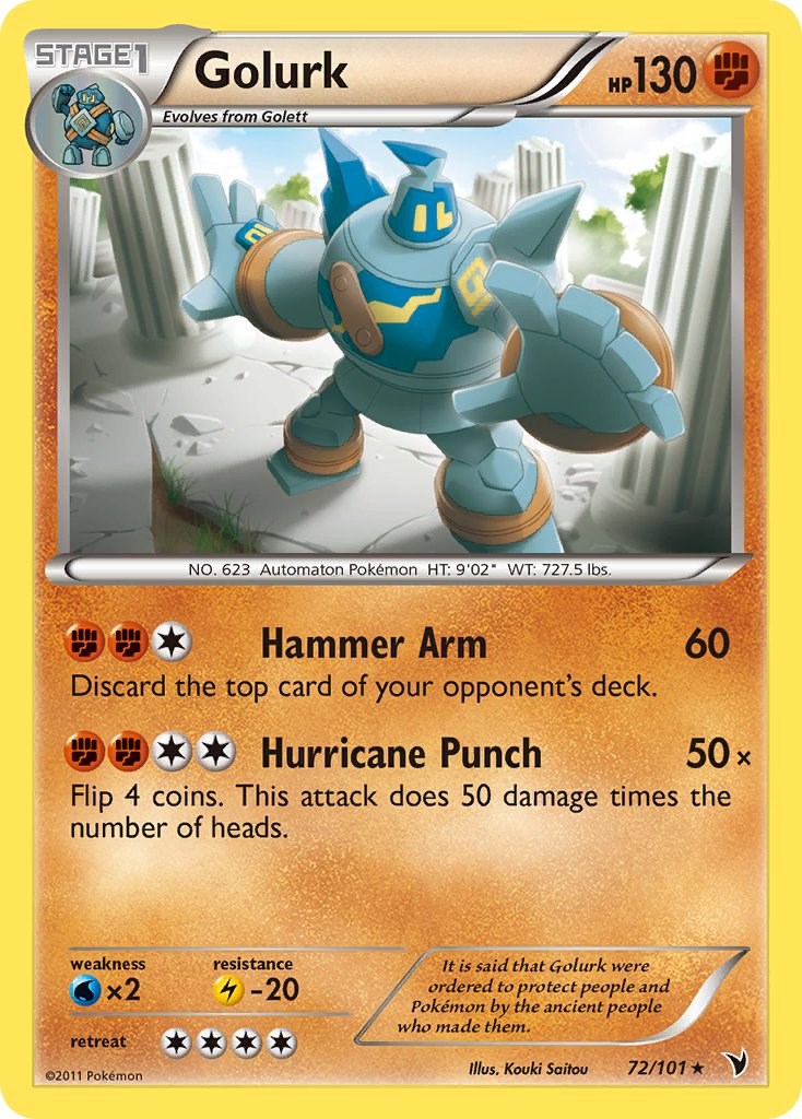 Golurk card artwork