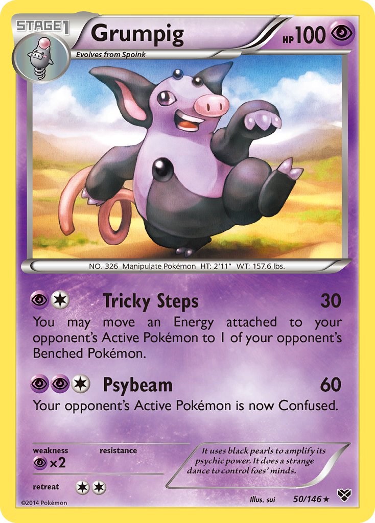 Grumpig card artwork