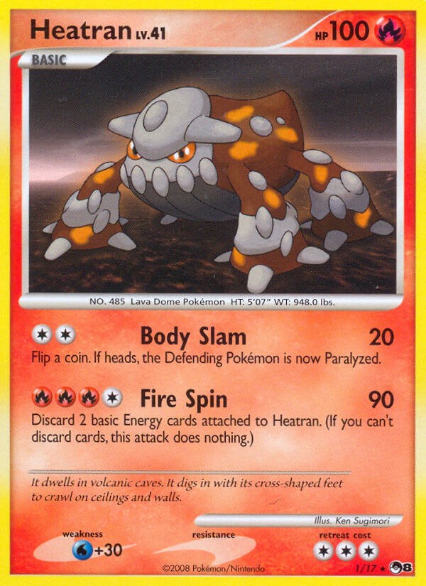 Heatran card artwork