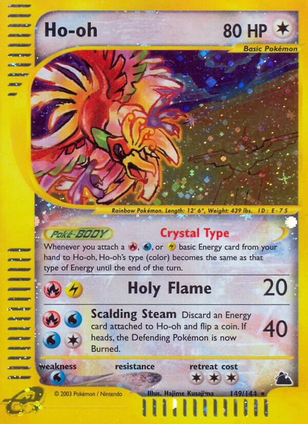 Ho-Oh EX - Rage of the Broken Sky #88 Pokemon Card