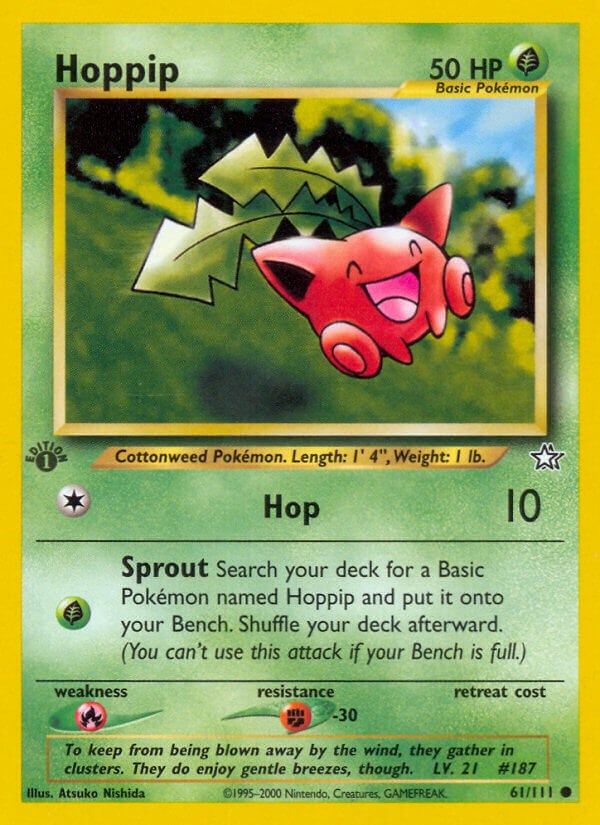 Details about   Hoppip Neo Discovery EX 55/75 Pokemon Card. 