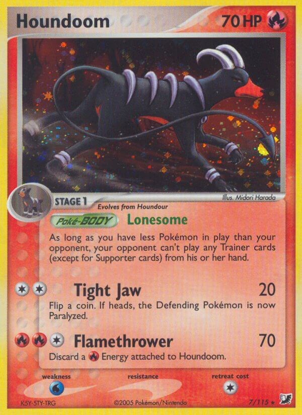Houndoom card artwork