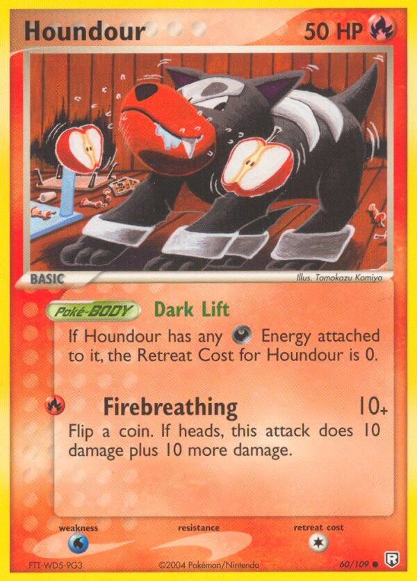Houndour card artwork