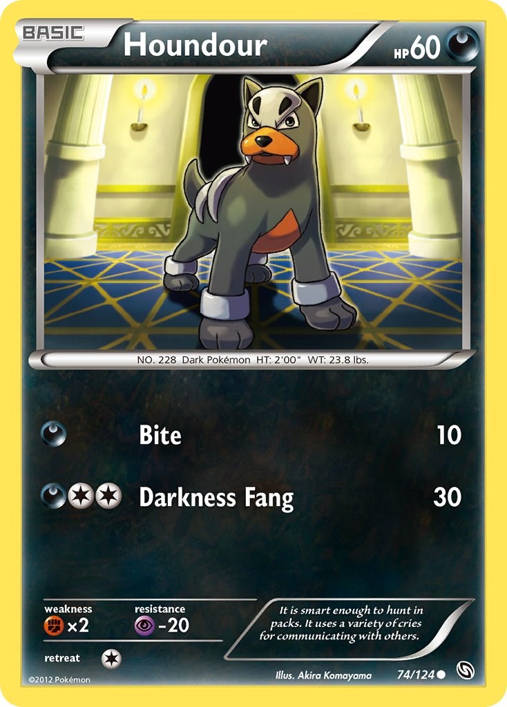 Houndour card artwork