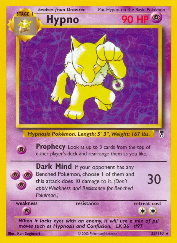 Hypno Legendary Collection Pokemon