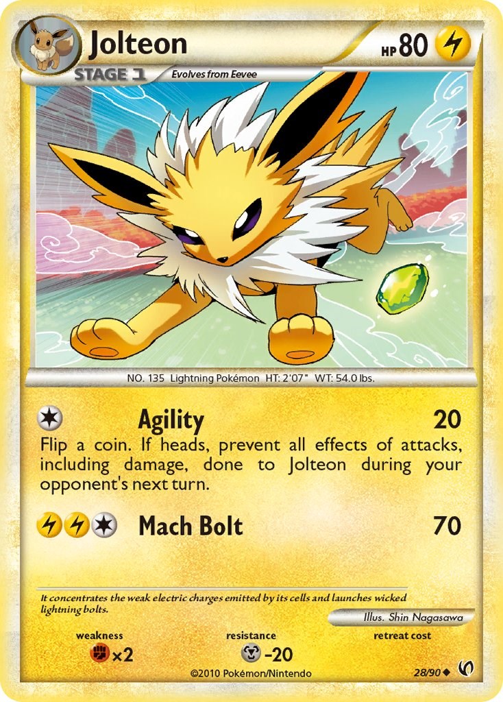 Jolteon card artwork