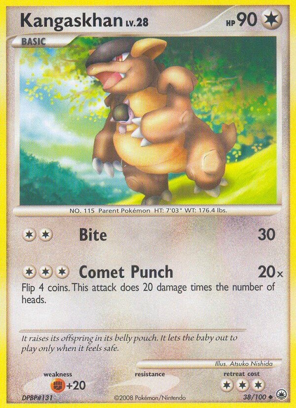 Kangaskhan card artwork