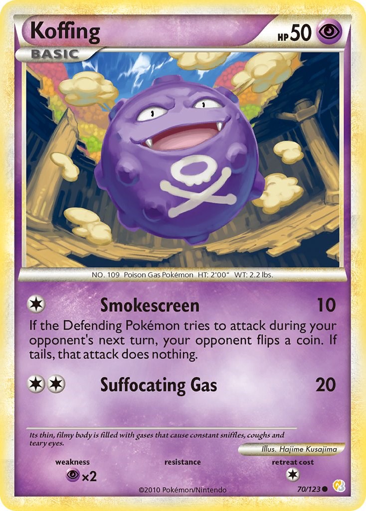 Koffing card artwork
