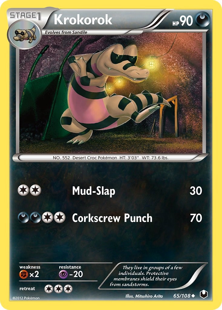 Krokorok card artwork