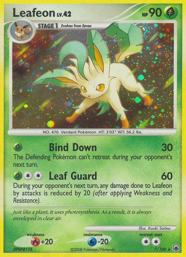 Leafeon card artwork