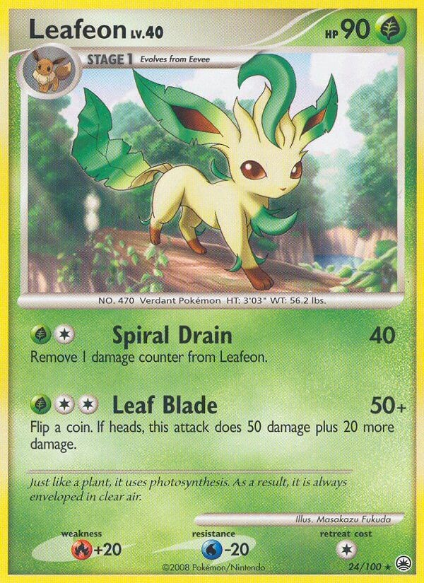Leafeon card artwork