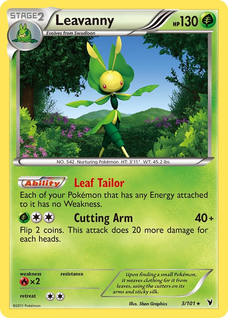 Leavanny card artwork
