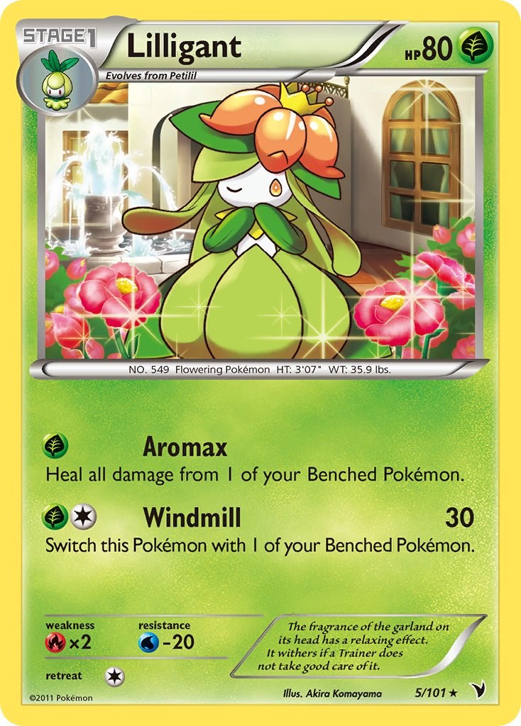 Lilligant card artwork