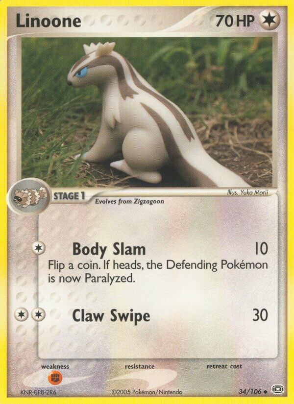 Linoone card artwork