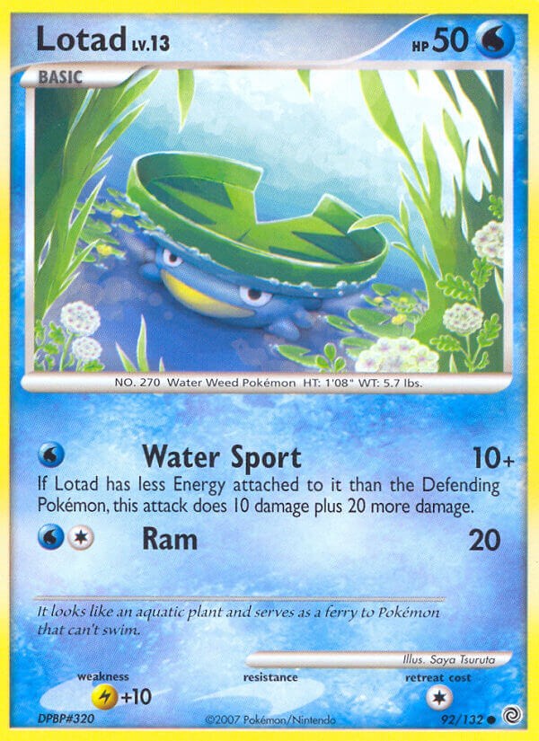 Lotad card artwork