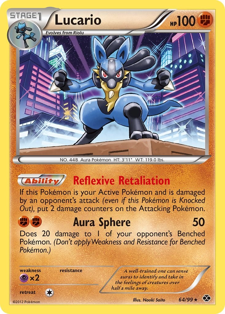 Lucario card artwork