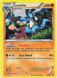 Lucario card artwork