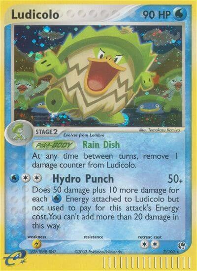 Ludicolo card artwork