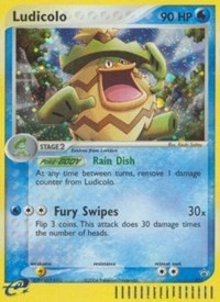 Ludicolo card artwork